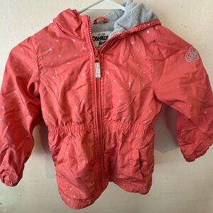 OshKosh B'gosh Coral Heart Puffer Jacket